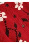 Dámsky kardigan Atomic Flower Red | YMC
