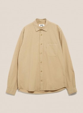  Bavlnená košeľa Curtis pieskovo modrá | Pánske YMC