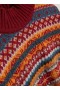 Bryter Fair Isle džemper bordo boje | Ženski YMC