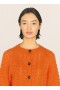  Pleteni kardigan s narančastim repom | Ženski YMC