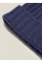 Gorro de cachemir Cableami azul denim | YMC para hombre