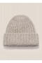  Gorro de mohair Cableami color beige | YMC para hombre