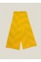  Bufanda de lana con diseño de espiga, color amarillo jaspeado | YMC para hombre