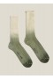  Calcetines de algodón teñidos en verde | YMC para hombre