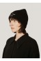  Gorro de lana merino bordado negro | YMC para mujer