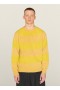  Jersey de cuello redondo a rayas Suedehead, color arena amarillento | YMC para hombre