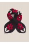  Bufanda de lana tejida con flores | YMC para hombre