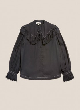  Camisa Blossoms negra | YMCA para mujer