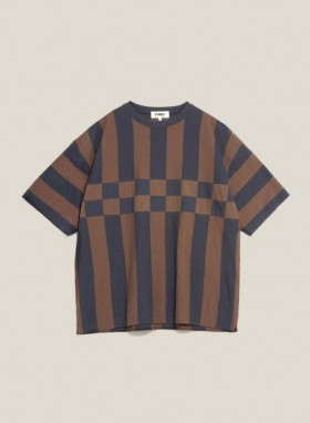  Camiseta Hacienda Azul Marino Marrón | YMCA para Mujer