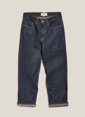  بنطال جينز من قماش الدنيم من Earth Tearaway Selvedge باللون النيلي | YMC نسائي