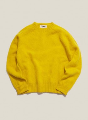  سترة Jets Crew Neck صفراء | YMC نسائية