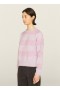  Jets Stripe Crew Neck Jumper Pink Lilla | Dame YMC