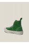  Dame Vulkaniserede High Top Sneakers Grøn | Dame YMC