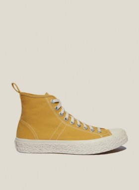  Dame Vulkaniserede High Top Sneakers Gule | Dame YMC