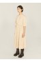  Garden Needlecord Dress Ecru Multi | Dames YMC