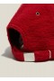  Baseballpet van gerecycled fleece, rood | YMC voor dames