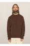  Suedehead Crew Neck Jumper Bruin | Heren YMC