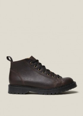  Solovair X YMC Dames Monkey Boot Donkerbruin | Dames YMC