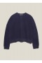  Sweat-shirt polaire Almost Grown bleu marine | YMC Femme