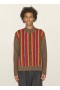  Pull rayé en laine Bluto multicolore | Homme YMC