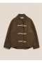  Duffle-coat Erkin Melton en laine marron | Femme YMC