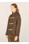  Duffle-coat Erkin Melton en laine marron | Femme YMC