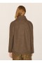  Duffle-coat Erkin Melton en laine marron | Femme YMC