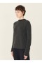  Pull col rond Jets anthracite | YMC Femme