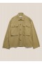 Chemise militaire en coton olive | Homme YMC