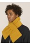  Écharpe à fentes en polaire recyclée jaune | YMC pour hommes
