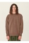  Pull Suedehead à col rond marron | Homme YMC