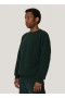  Pull Suedehead vert à col rond | Homme YMC