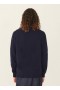  Pull Suedehead à col rond bleu marine | Homme YMC