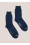  Chaussettes en laine bleues à liseré | YMC pour hommes