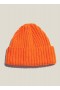 Casquette à larges côtes orange chiné | Homme YMC
