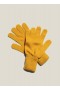  Gants en laine pour femmes, jaune chiné | YMC pour femmes