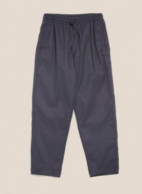  Pantalon de skate Alva en coton et lin bleu marine | Homme YMC