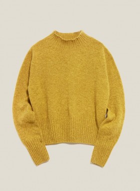  Pull Bryter en maille jaune chiné | Femme YMC