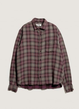  Chemise à carreaux Curtis bordeaux multicolore | Homme YMC