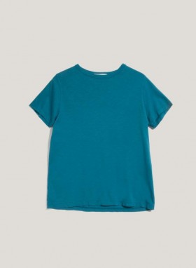  T-shirt Day en coton biologique bleu | Femme YMC