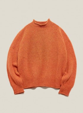  Pull à col roulé Diddy orange | YMC pour hommes