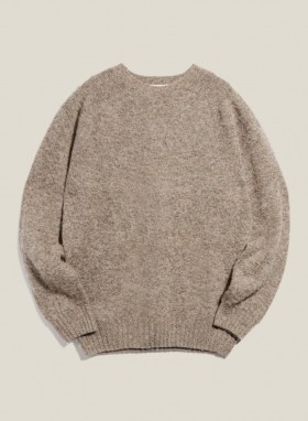  Pull ras du cou Earth Suedehead naturel | Homme YMC