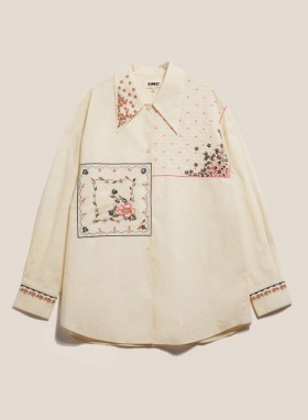 Chemise Lena en popeline écru | Femme YMC