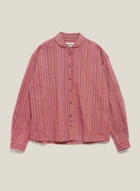  Chemise à rayures brossées Marianne rouge multicolore | Femme YMC