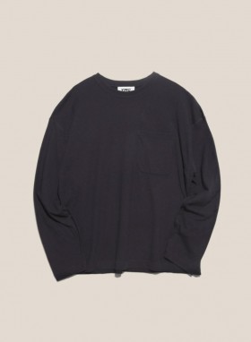 T-shirt à manches longues Monterey bleu marine | Homme YMC