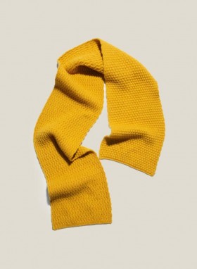  Écharpe en laine jaune chiné Popcorn | Homme YMC