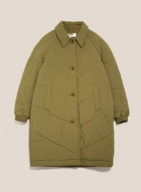  Manteau Sgt. Rock en tissu ripstop molletonné olive | YMC pour femmes