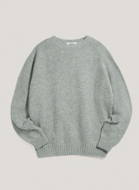  Pull Suedehead à col rond vert menthe | Homme YMC