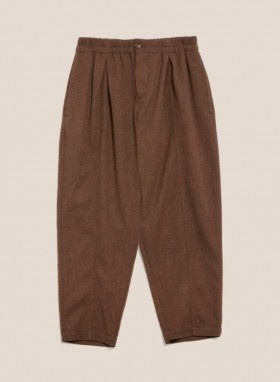  Pantalon en flanelle Sylvian marron | Homme YMC