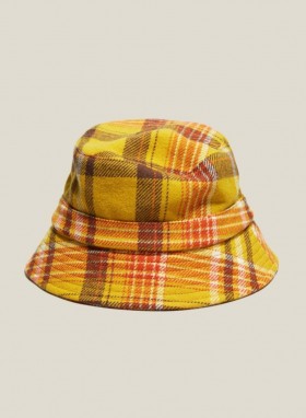  Bob en laine jaune multicolore | Homme YMC